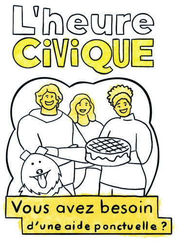 heure solidaire vitre