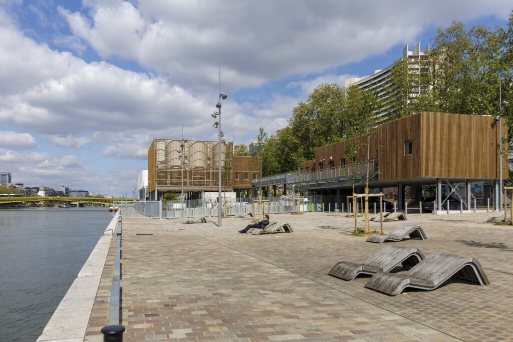 Vue du quai Javel réaménagé