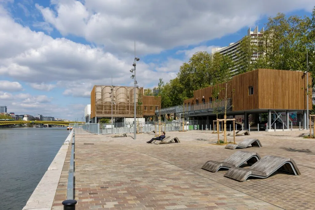 Vue du quai Javel réaménagé