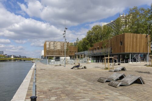 Vue du quai Javel réaménagé
